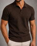 POLO GRIFFO VERONA™ - Sem botões. Com textura. Naturalmente refinada.