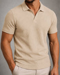 POLO GRIFFO VERONA™ - Sem botões. Com textura. Naturalmente refinada.