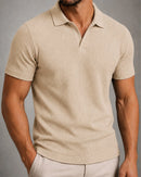 POLO GRIFFO VERONA™ - Sem botões. Com textura. Naturalmente refinada.