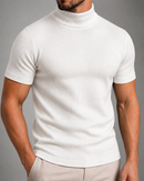 CAMISETA CANELADA GRIFFO BELLAGIO™ — Compre 2, leve 3. Elegância que foge do básico.