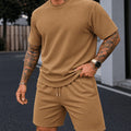 CONJUNTO GRIFFO CAPRI™ — Camiseta + Short. Textura que transforma o básico.